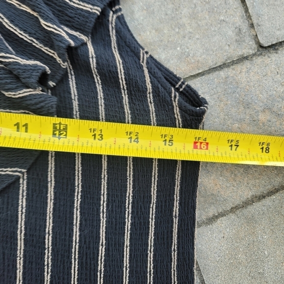 Zara Pin Striped Sleeveless Dress L - Picture 7 of 8